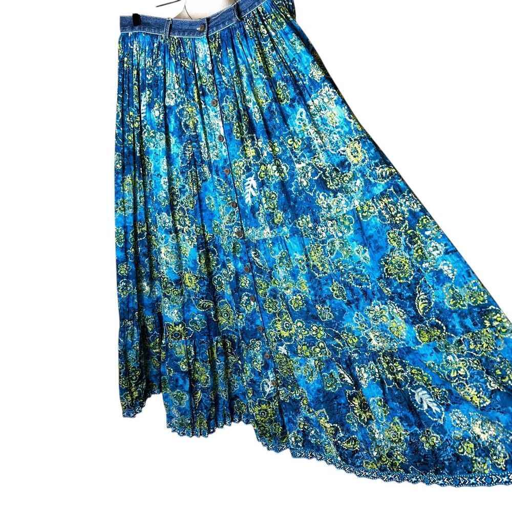 Vintage St. John's Bay Broomstick Maxi Skirt 8 | Boho‎ Festival Coastal Cowgirl